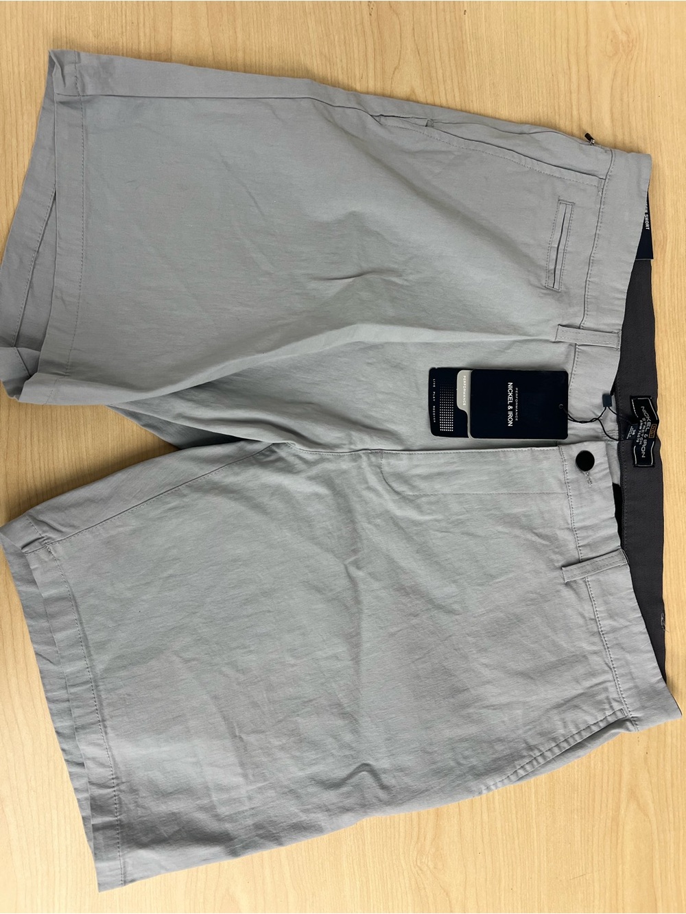 Men's Light Gray Flat Front Shorts - Michael Kors